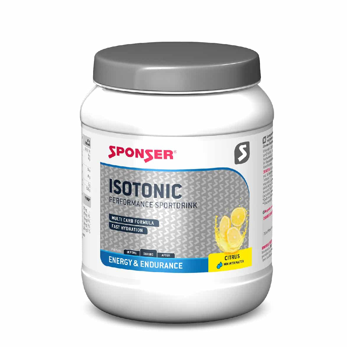 אבקה להכנת משקה איזוטוני Sponser Isotonic Drink