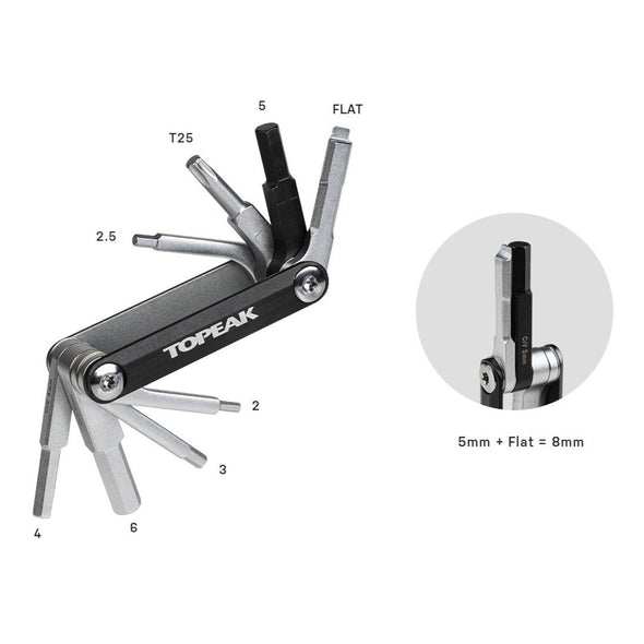 קרניים לכידון עם אולר כלים טופיק Bar'n Tool Combo TOPEAK