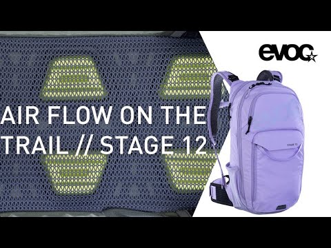 תיק רכיבה וטיולים 12 ליטר אבוק Evoc Stage 12 שחור