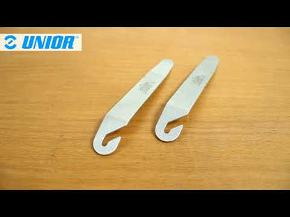 זוג כפיות מתכת לחליצת צמיג Unior דגם 1657/2A