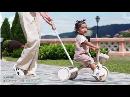 אופני איזון\הליכה משולבים 3 גלגלים לילדים אקולוגי גלובר Globber LEARNING TRIKE 3in1 PLUS ECOLOGIC