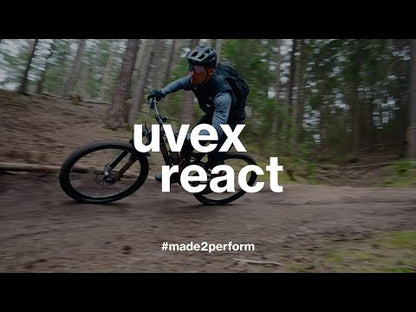 קסדה מקצועית לאופניים לילדים ונוער יובקס UVEX React Jr. MIPS כתום