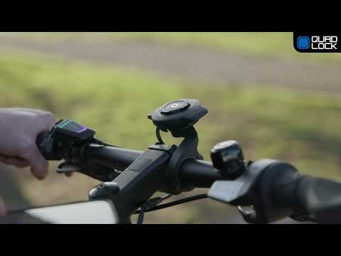 התקן מעמד לטלפון עם חיבור לכידון אופניים Quad Lock Out Front
