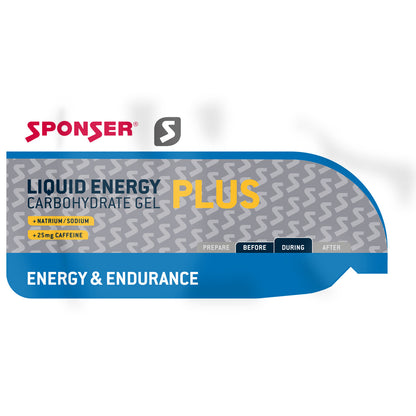 ג'ל אנרגיה עם קפאין Sponser Liquid Energy Plus