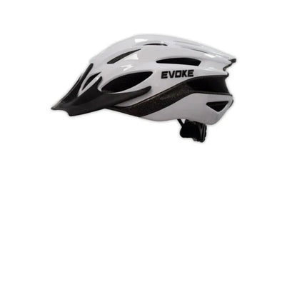 קסדה לאופניים קסדה לקורקינט אווירודינאמית במיוחד לבן Evoke S166 - Bikes Online