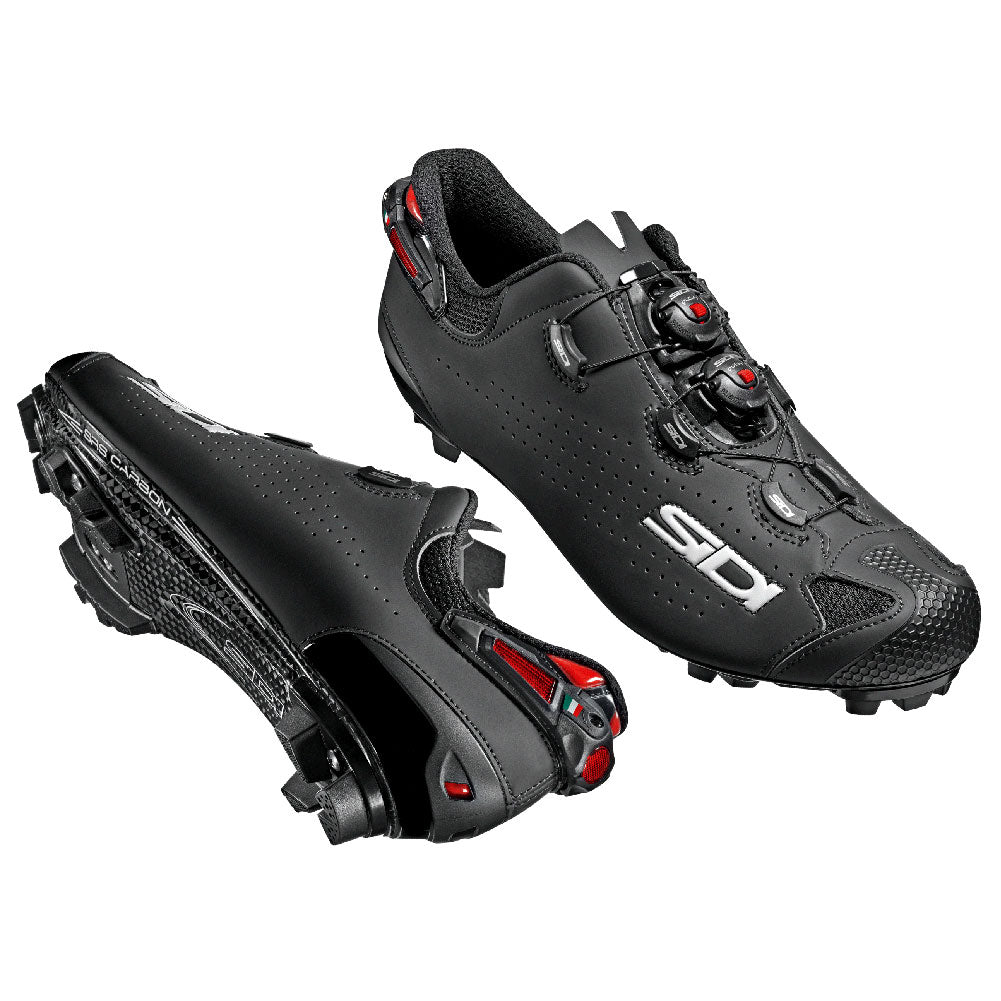 נעלי רכיבה לאופני שטח סידי טייגר קרבון Sidi Tiger 2 SRS Carbon שחור