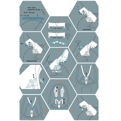 כיסא אחורי לילד Qibbel Air להתקנה על סבל אחורי - Bikes Online