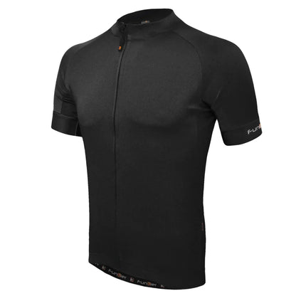 חולצת רכיבה קצרה לגברים פאנקייר Funkier Cefalu J161 שחור - Bikes Online