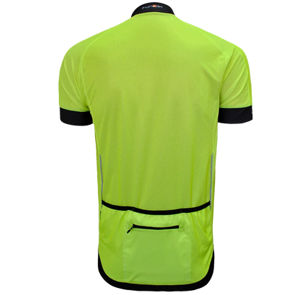 חולצת רכיבה קצרה לגברים פאנקייר Funkier Parma J930 Yellow Ref - Bikes Online