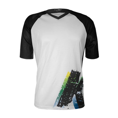 חולצת רכיבה פרי-רייד לגברים פאנקייר Funkier Dolomiti JE846-S Black&White - Bikes Online