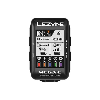 מחשב רכיבה GPS Lezyne Mega C y12 - Bikes Online