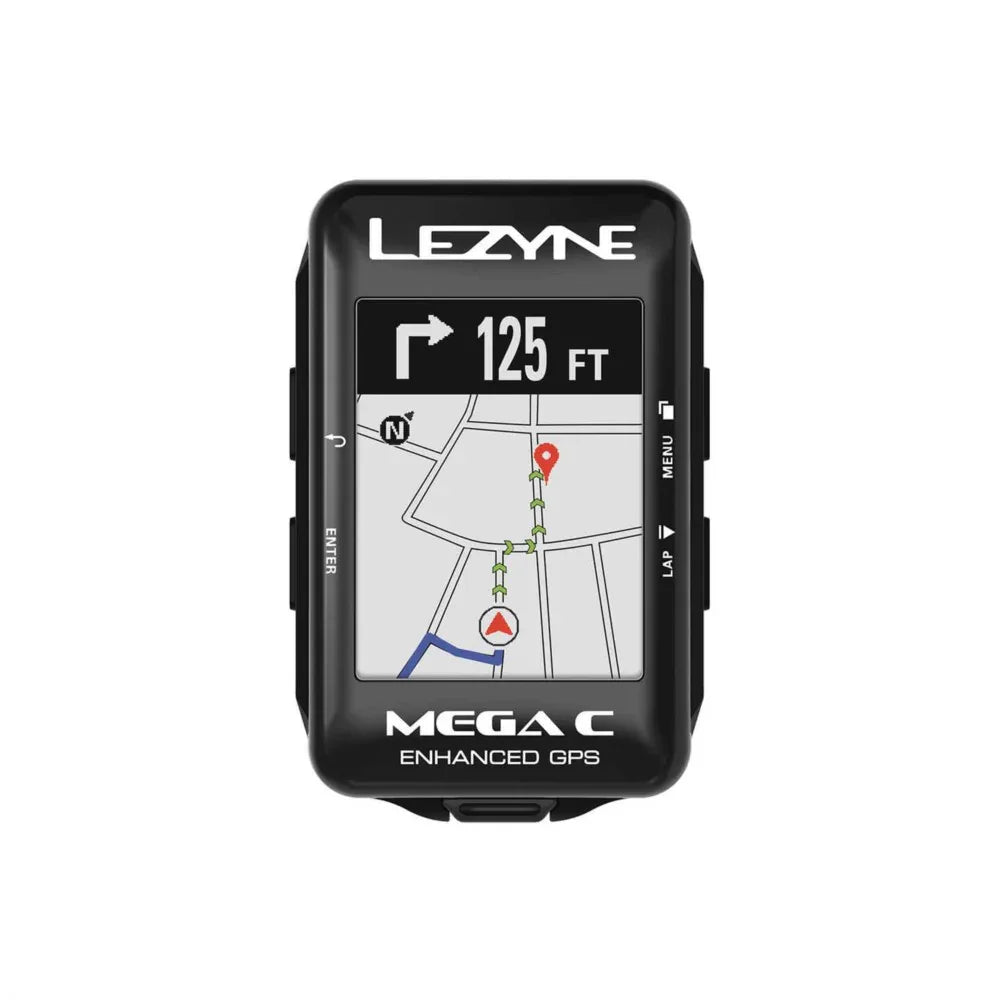 מחשב רכיבה GPS Lezyne Mega C y12 - Bikes Online