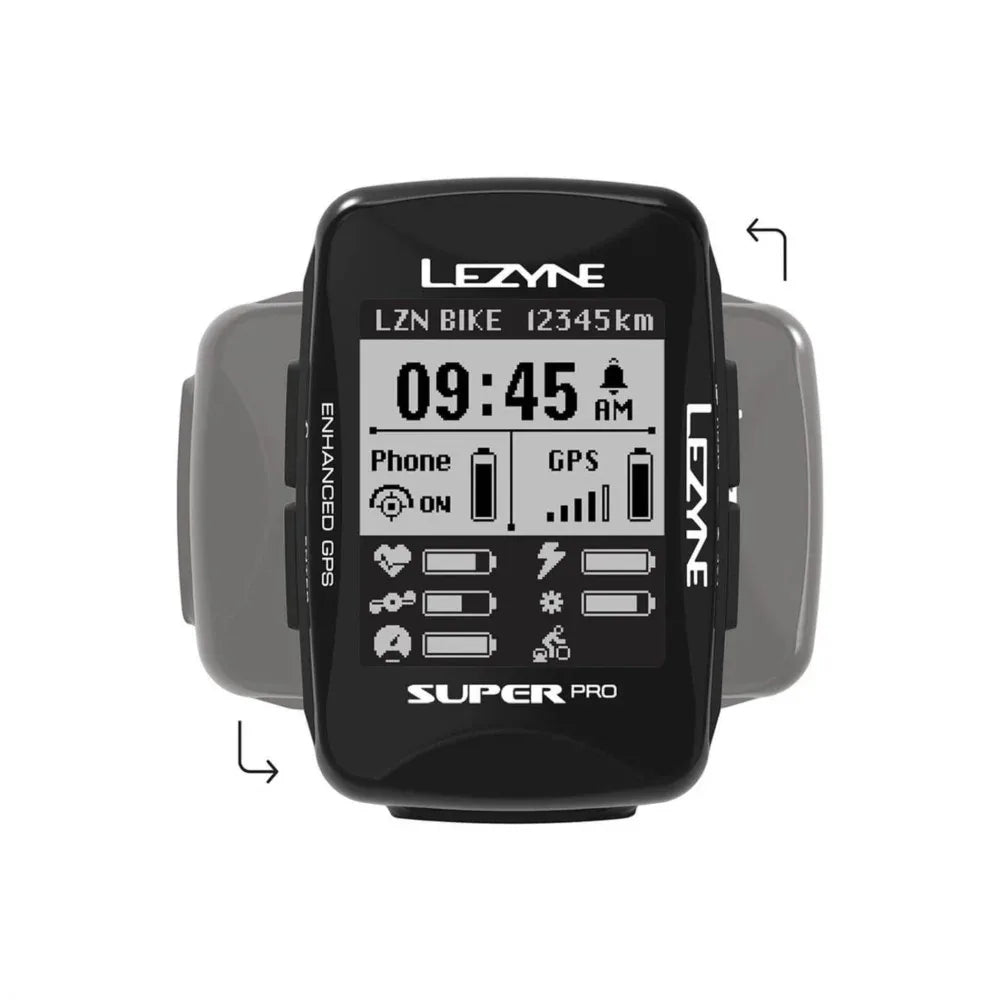 מחשב רכיבה GPS Lezyne Super Pro GPS y13 - Bikes Online