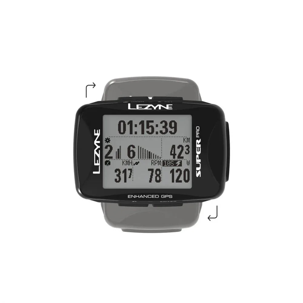 מחשב רכיבה GPS Lezyne Super Pro GPS y13 - Bikes Online