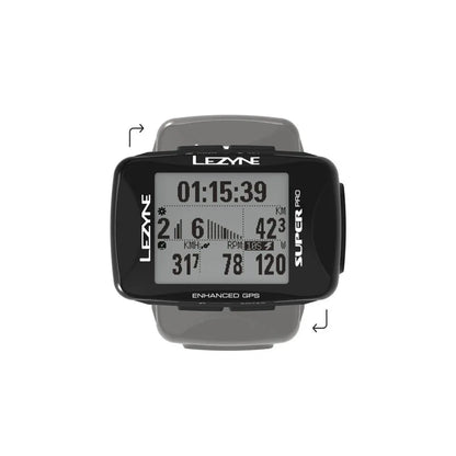 מחשב רכיבה GPS Lezyne Super Pro GPS y13 - Bikes Online