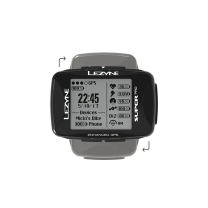 מחשב רכיבה GPS Lezyne Super Pro GPS y13 - Bikes Online