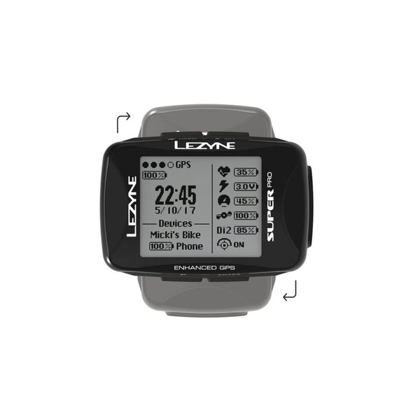 מחשב רכיבה GPS Lezyne Super Pro GPS y13