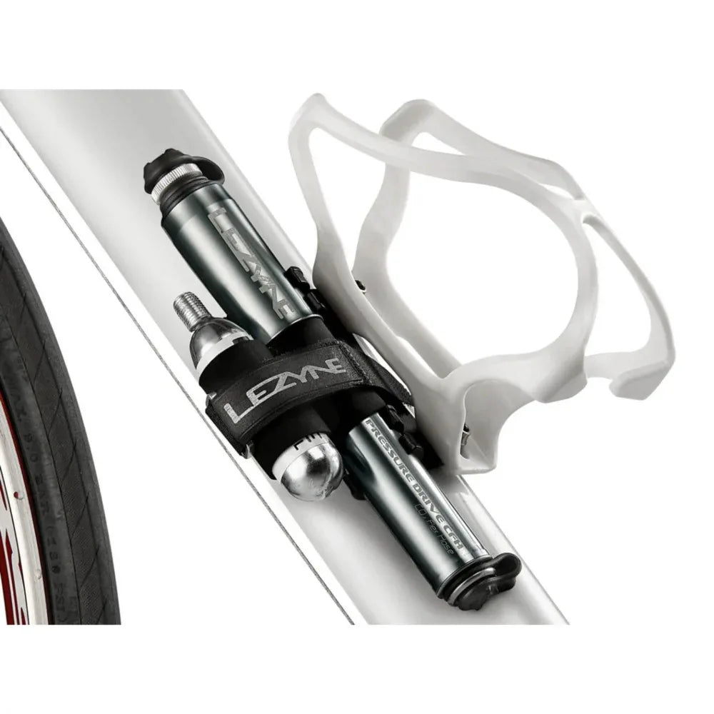 משאבה לאופניים מיני עם צינורית ל-CO2 Lezyne Pressure Drive CFH - Bikes Online