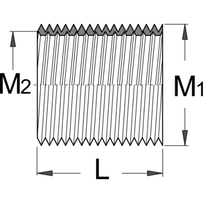 הברגות 5/8 (פנימי 9/16) לזרוע פדל שמאל Unior דגם 1695.4a