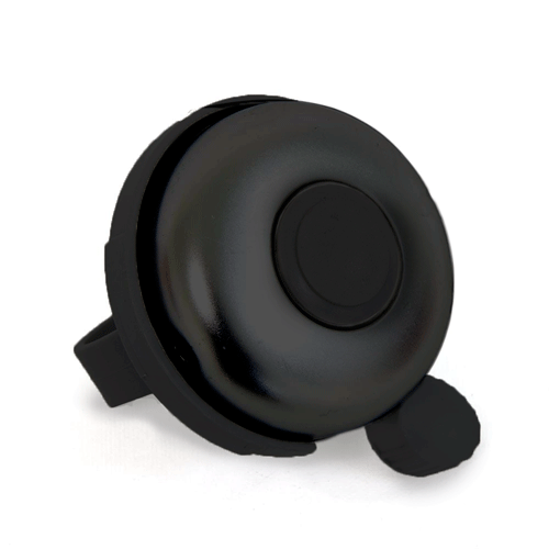פעמון לאופניים ולקורקינט עגול קוטר 6 ס"מ שחור