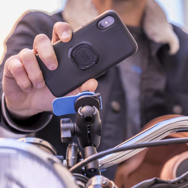 התקן תושבת כדורית לטלפון לאופנוע Quad Lock Motorcycle 1" Ball Adaptor