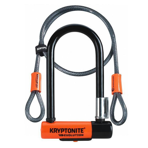 מנעול לאופניים Kryptonite - Evolution™ Mini 7" U-Lock + Cable